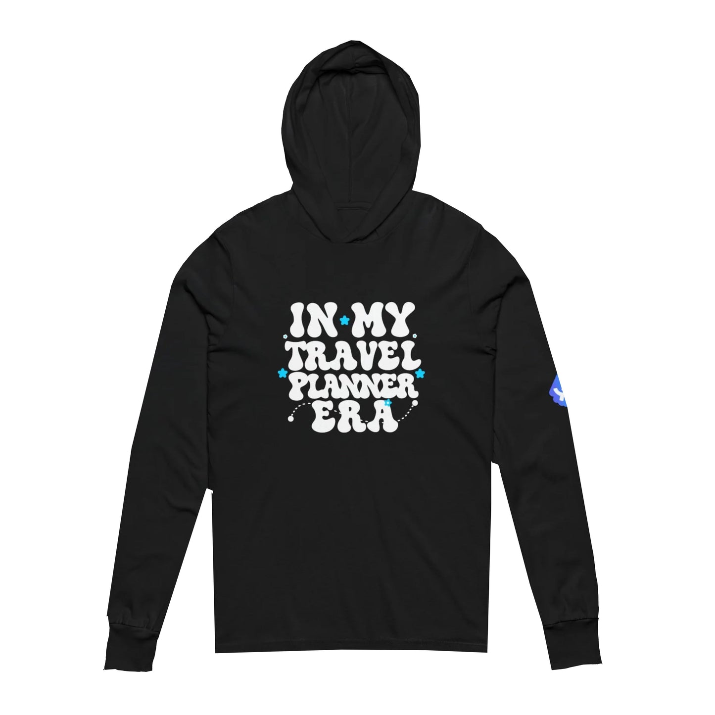 "In My Travel Planner Era" Hooded Long Sleeve