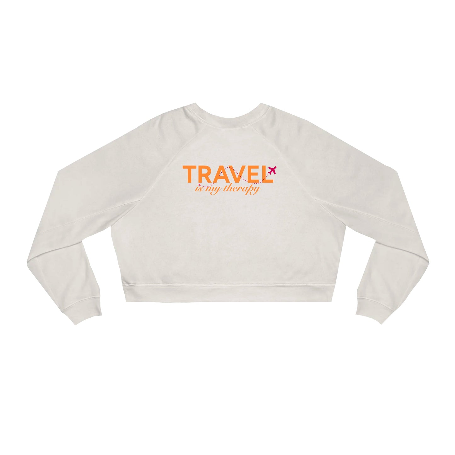 "Travel Is My Therapy" Minimalist Travel Quote Pullover
