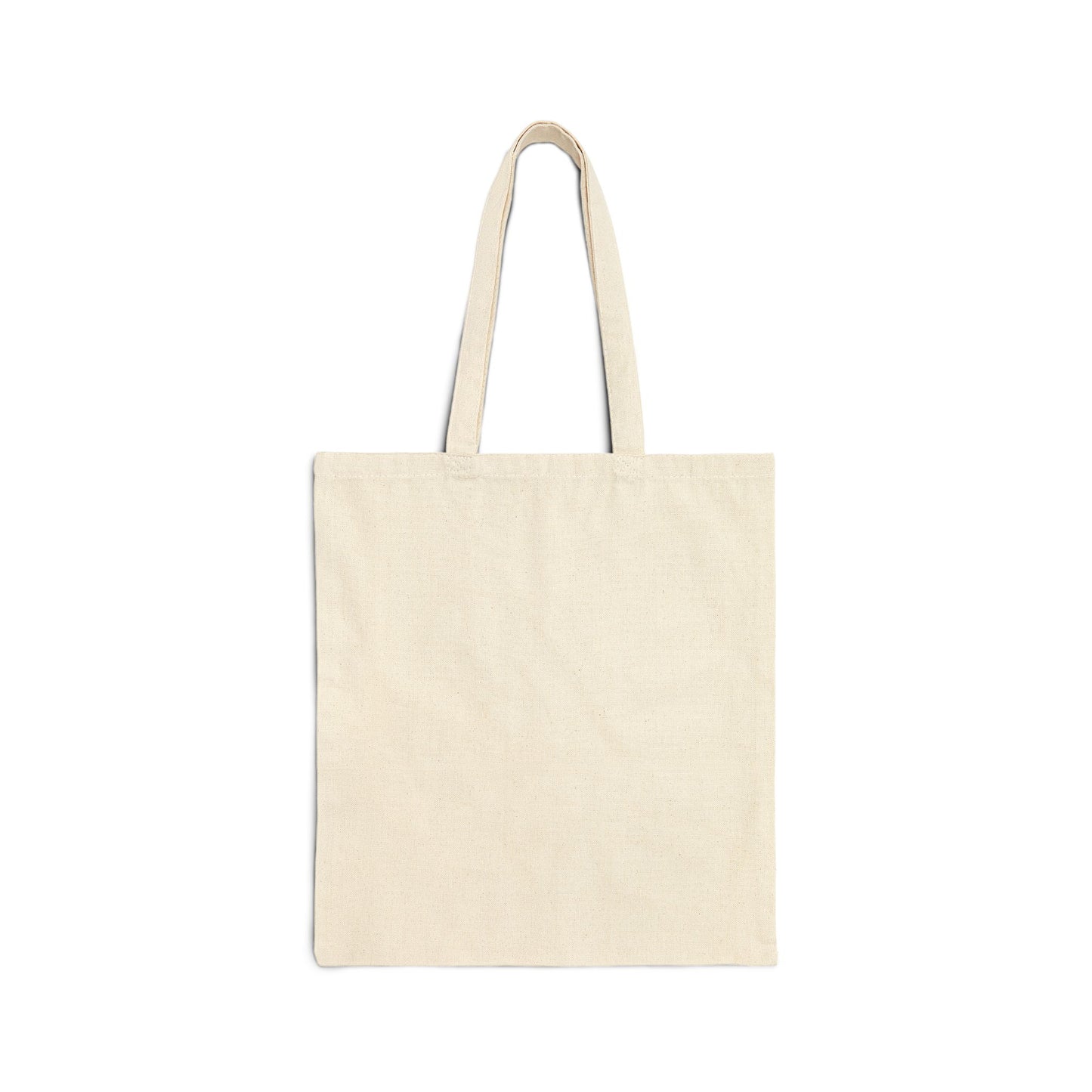 Logo Gradient Canvas Tote Bag — Reusable Cotton Shopping Tote