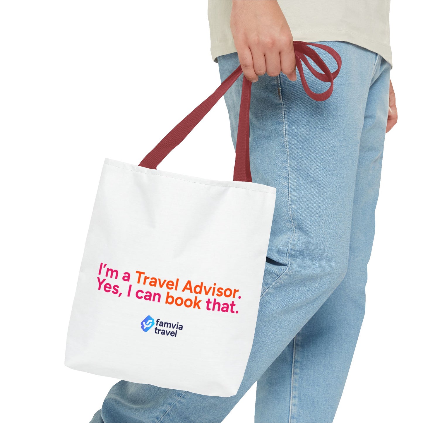 "I'm a Travel Advisor. Yes, I can book that." - Tote Bag