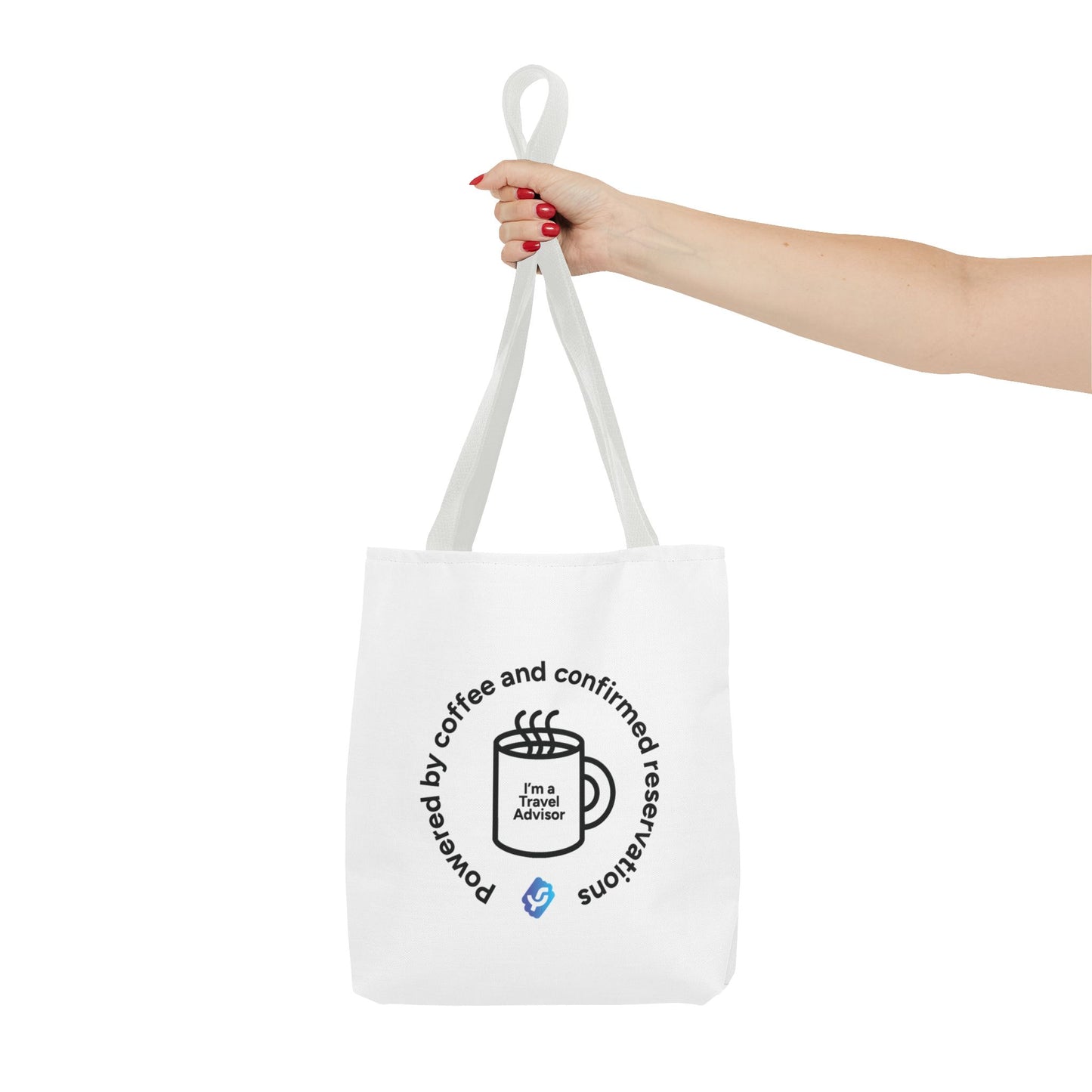 “Powered by coffee and confirmed reservations” - Tote Bag