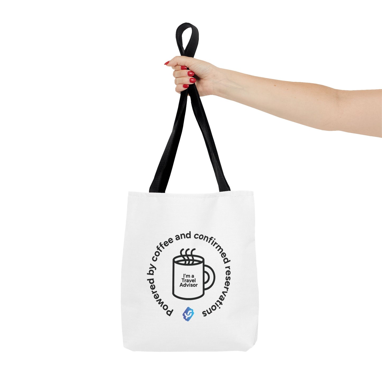“Powered by coffee and confirmed reservations” - Tote Bag