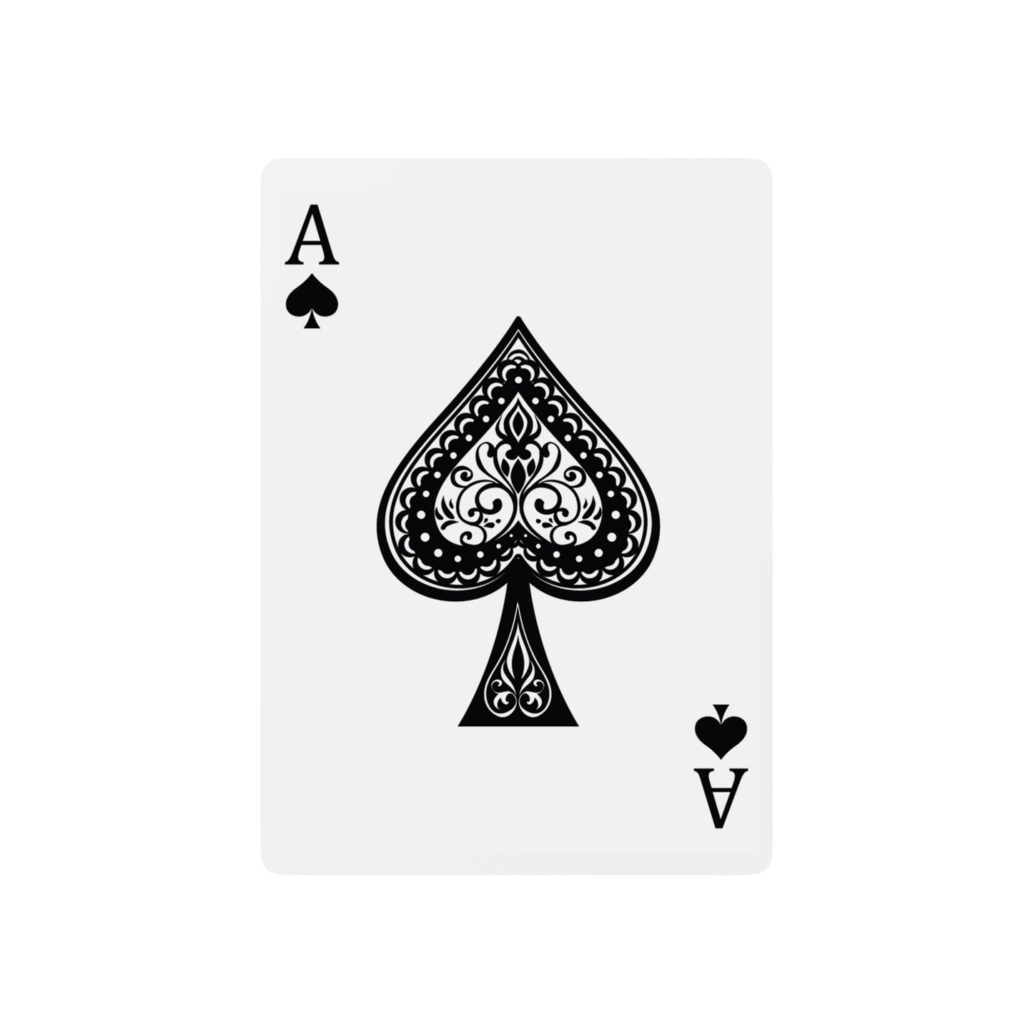 Poker Playing Cards — Premium Decorative Ace of Spades Deck