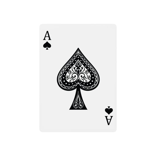Poker Playing Cards — Premium Decorative Ace of Spades Deck