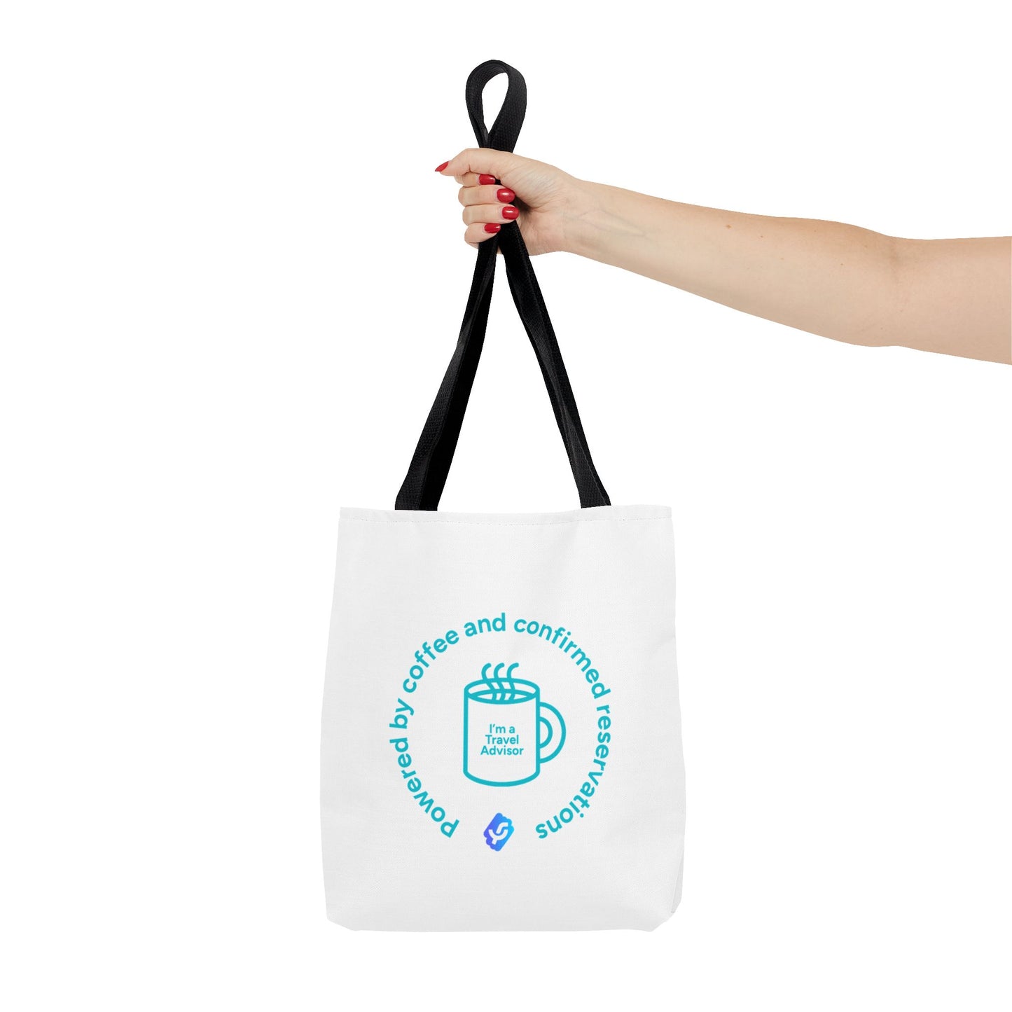 "Powered By Coffee & Confirmed Reservations" - Tote Bag