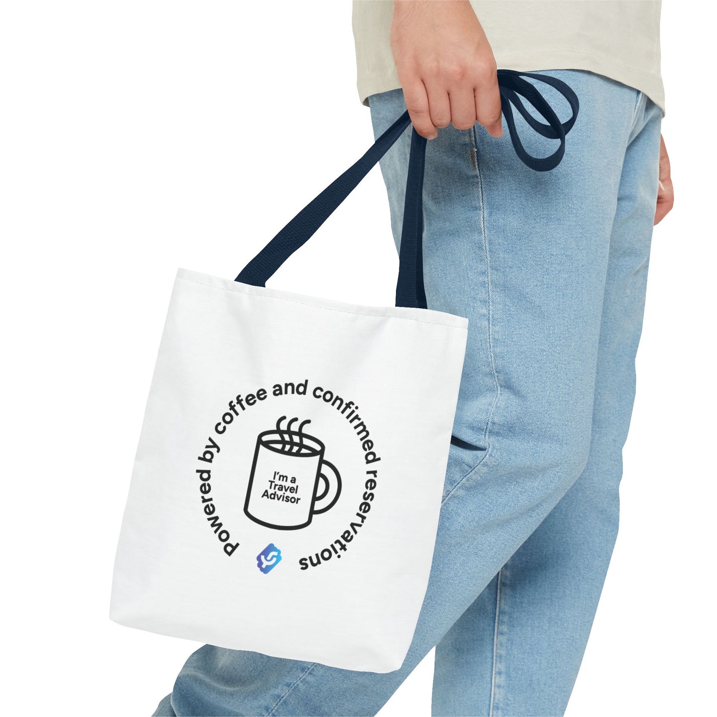 “Powered by coffee and confirmed reservations” - Tote Bag