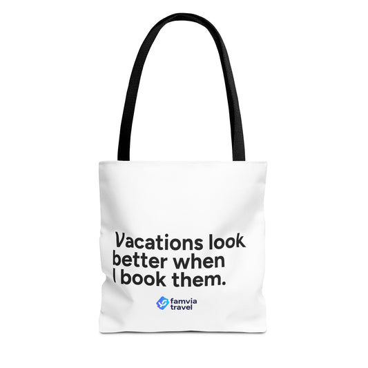 "Ask Me About Your Next Trip" - Tote Bag