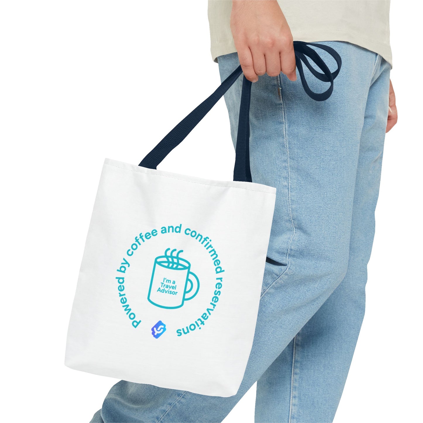 "Powered By Coffee & Confirmed Reservations" - Tote Bag