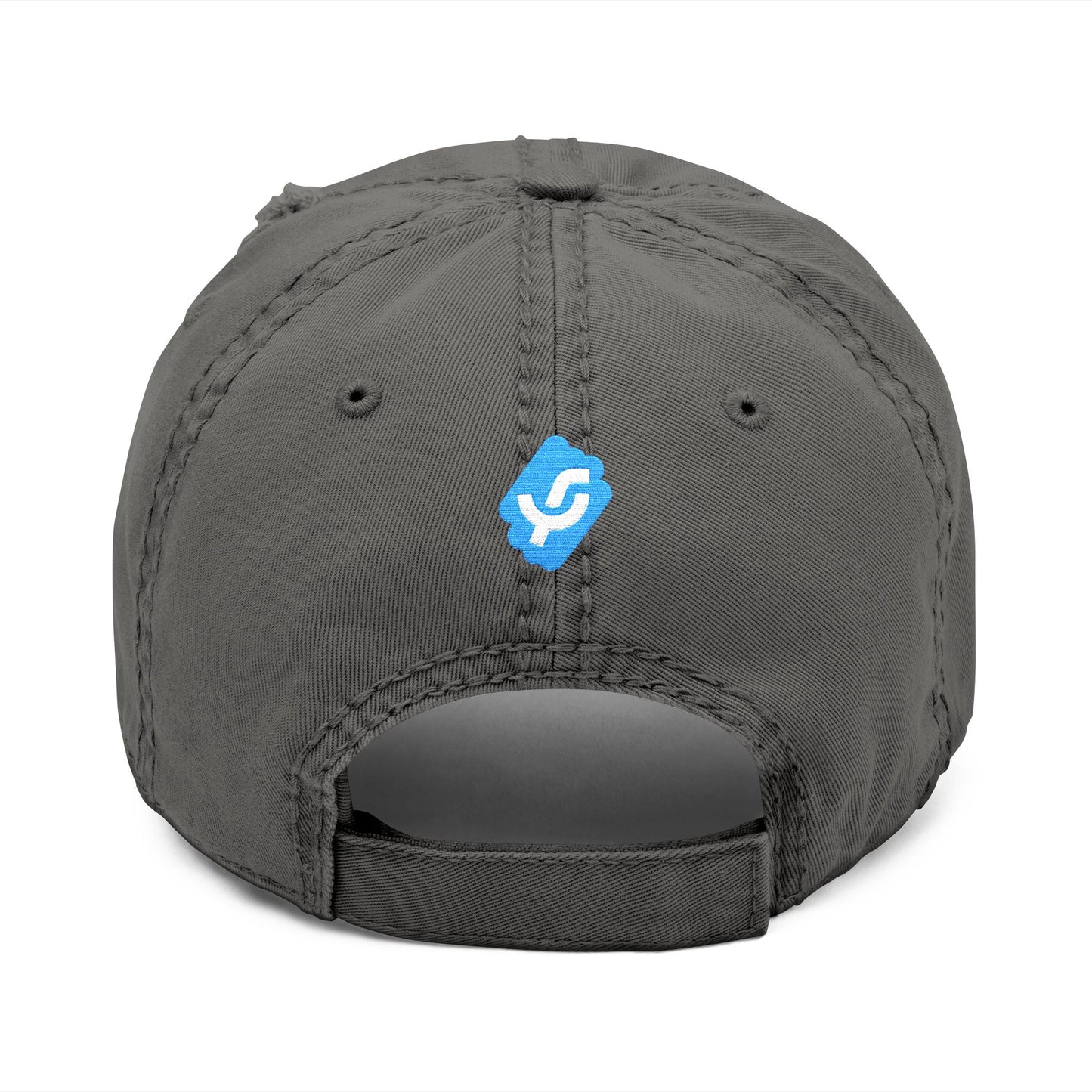 "I book trips for fun also... for work" Distressed Dad Hat