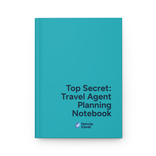 "Top Secret: Travel Agent Planning Notebook" - Journal