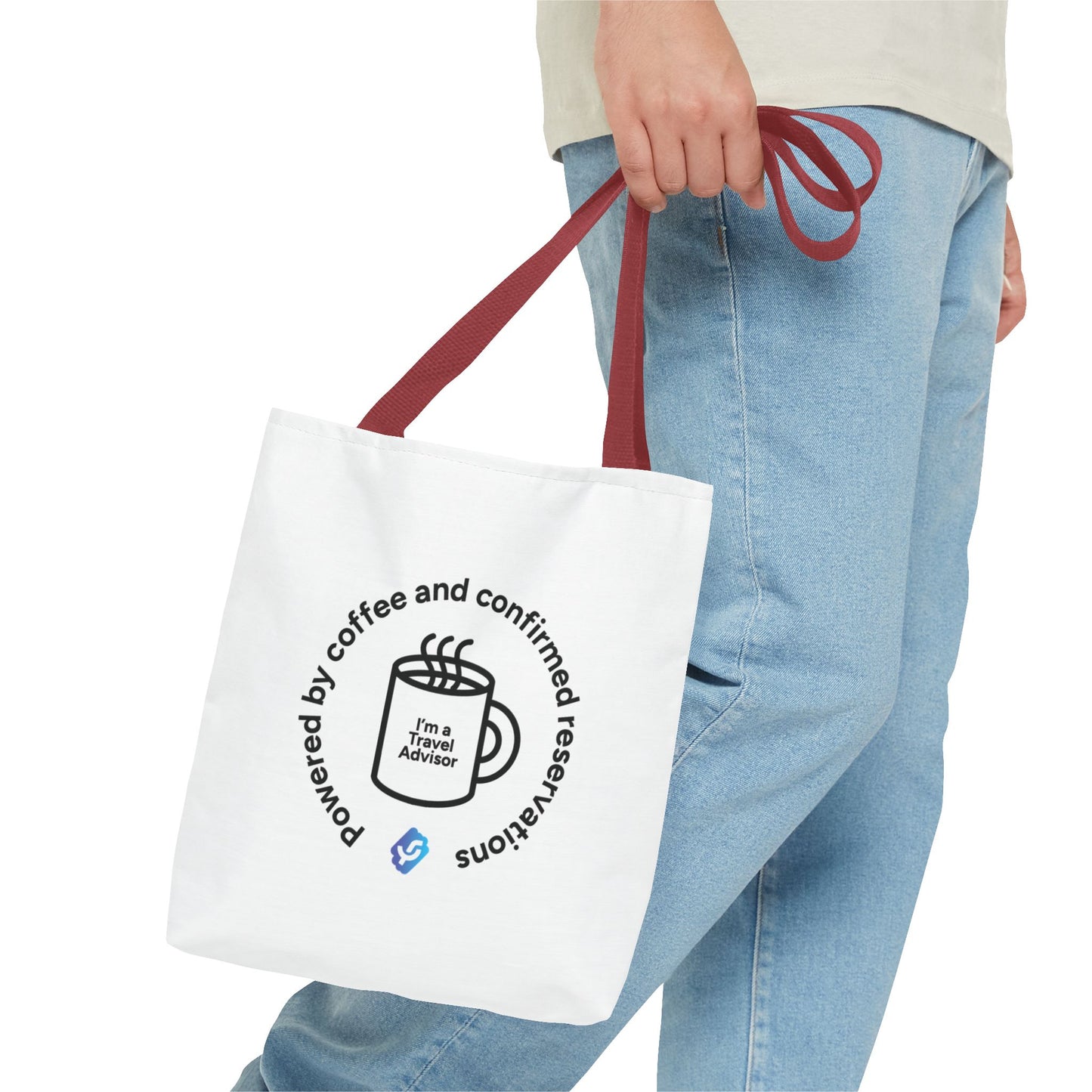 “Powered by coffee and confirmed reservations” - Tote Bag