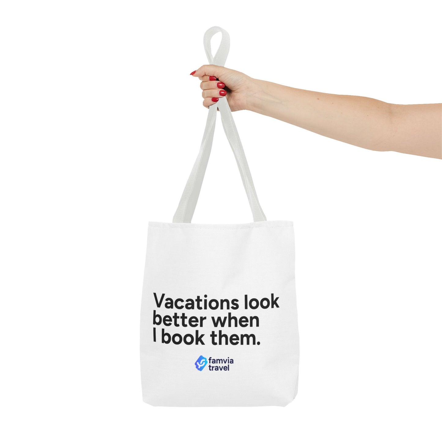 "Ask Me About Your Next Trip" - Tote Bag