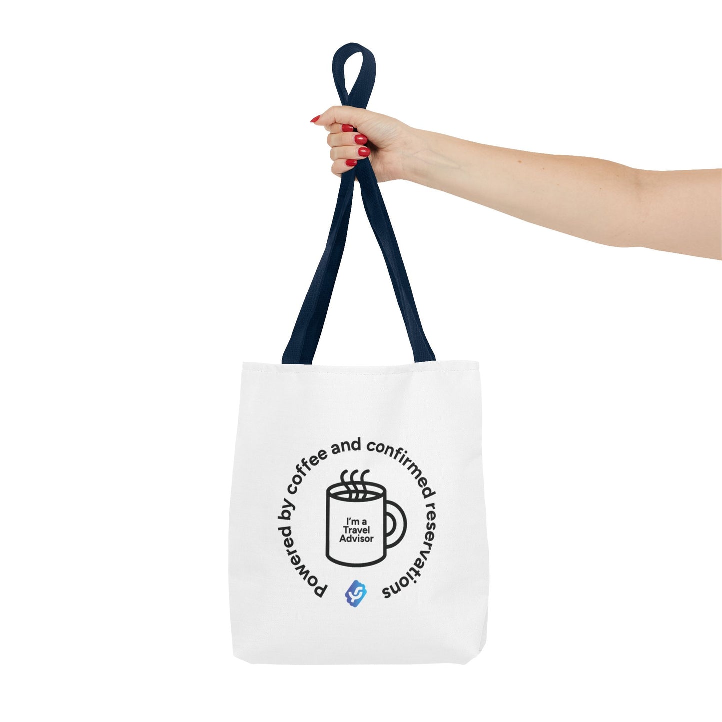 “Powered by coffee and confirmed reservations” - Tote Bag