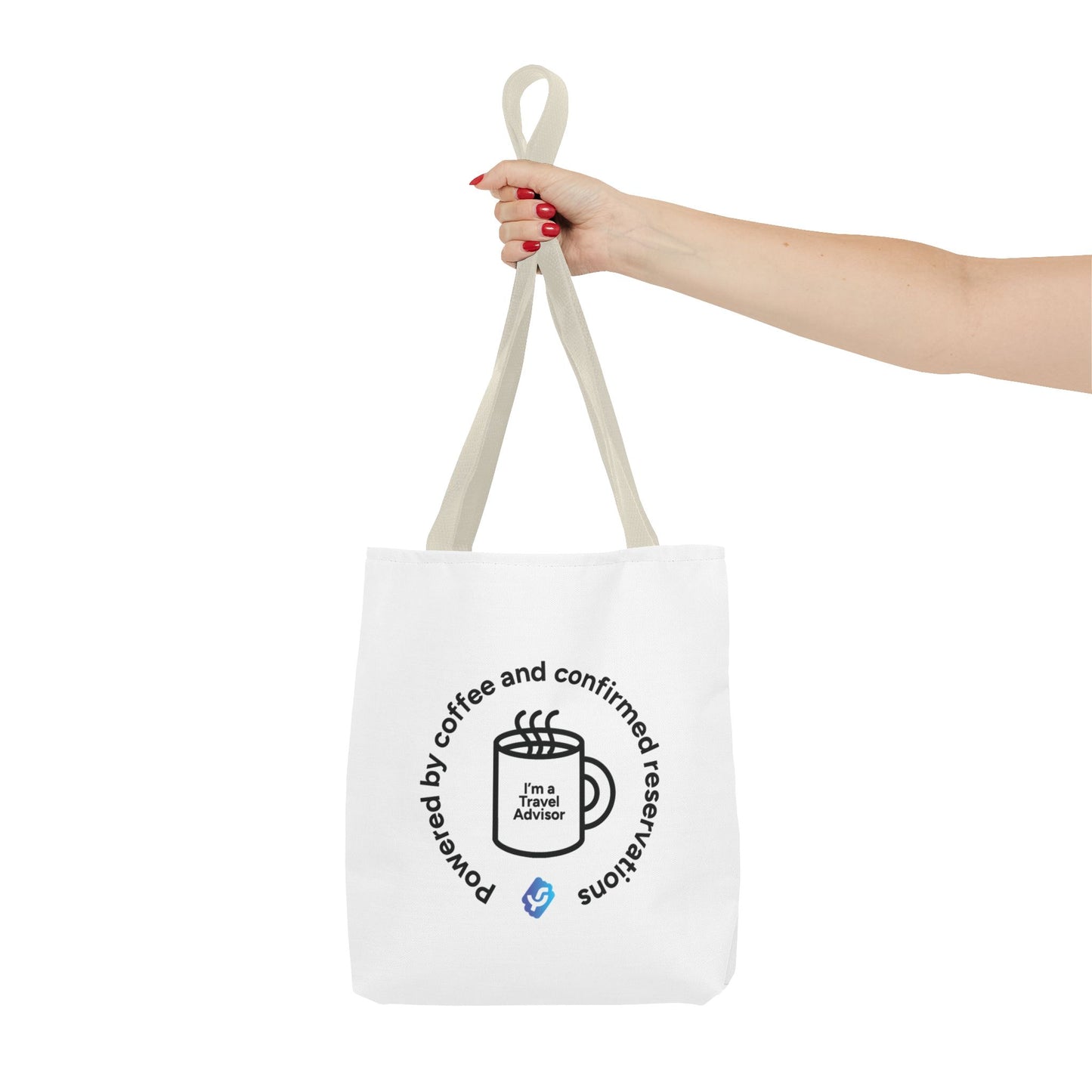 “Powered by coffee and confirmed reservations” - Tote Bag