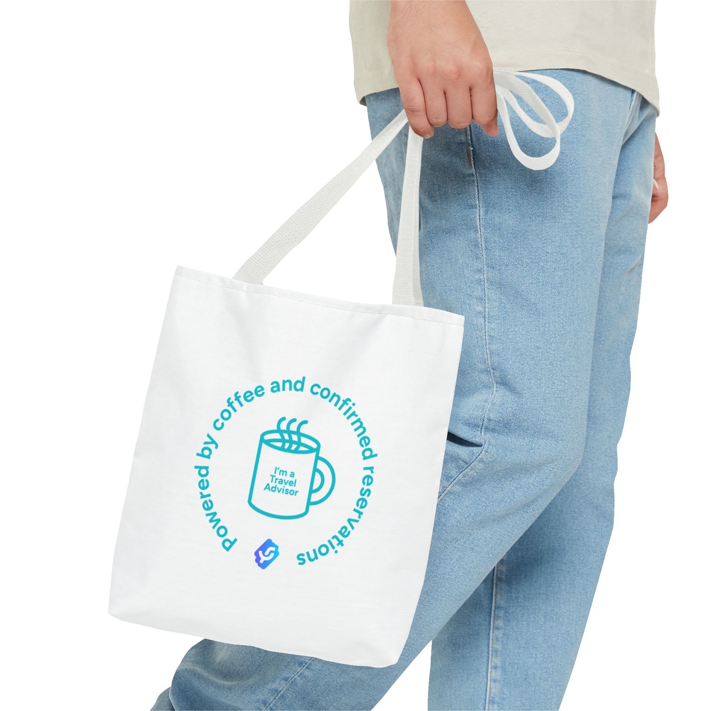 "Powered By Coffee & Confirmed Reservations" - Tote Bag