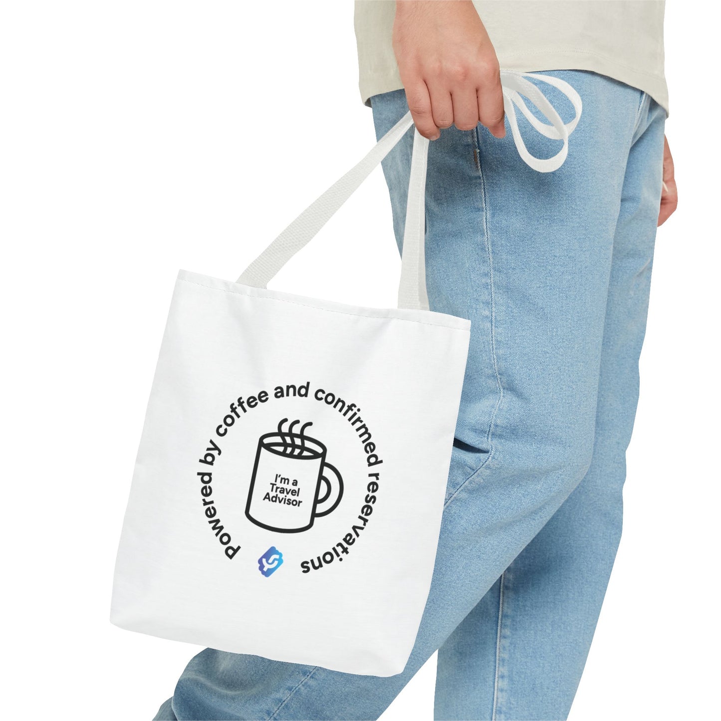 “Powered by coffee and confirmed reservations” - Tote Bag