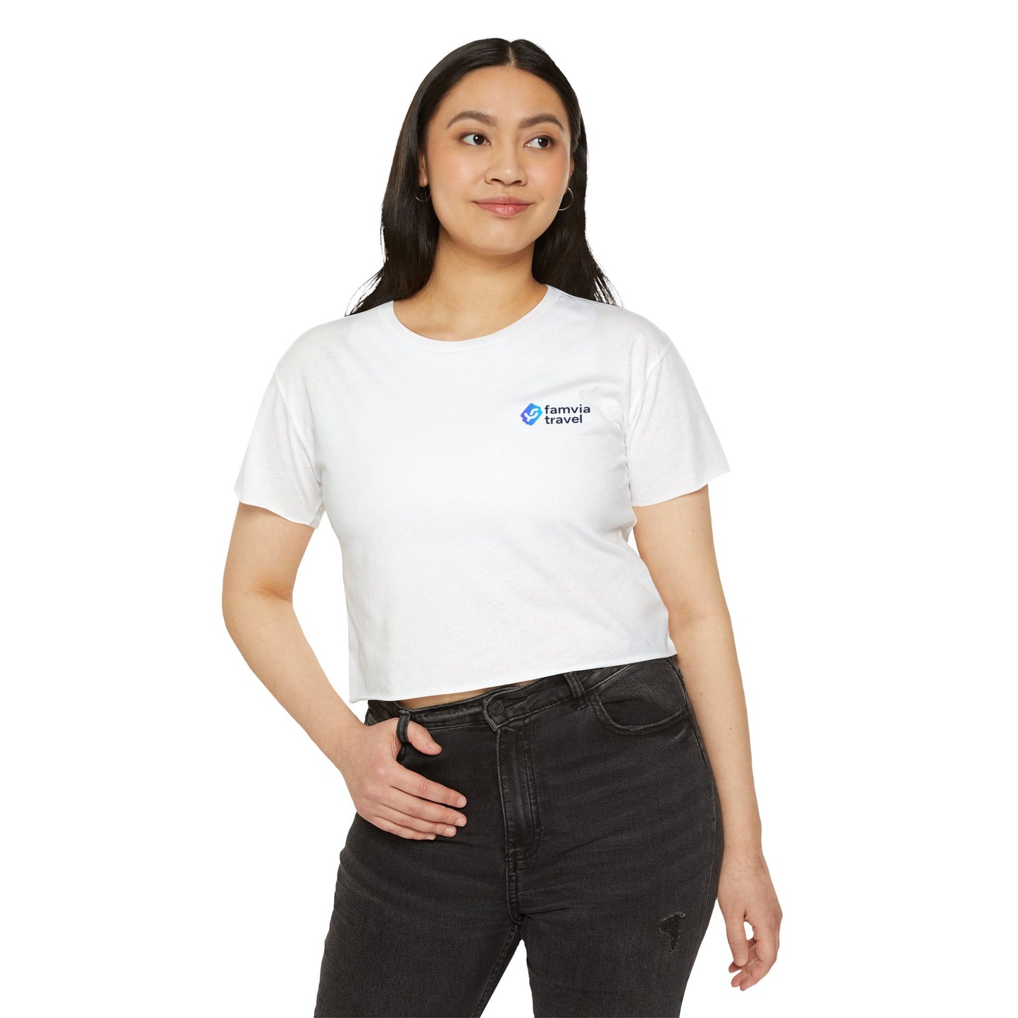 Festival Crop Top — “In My Travel Planner Era” Retro Floral Travel Crop