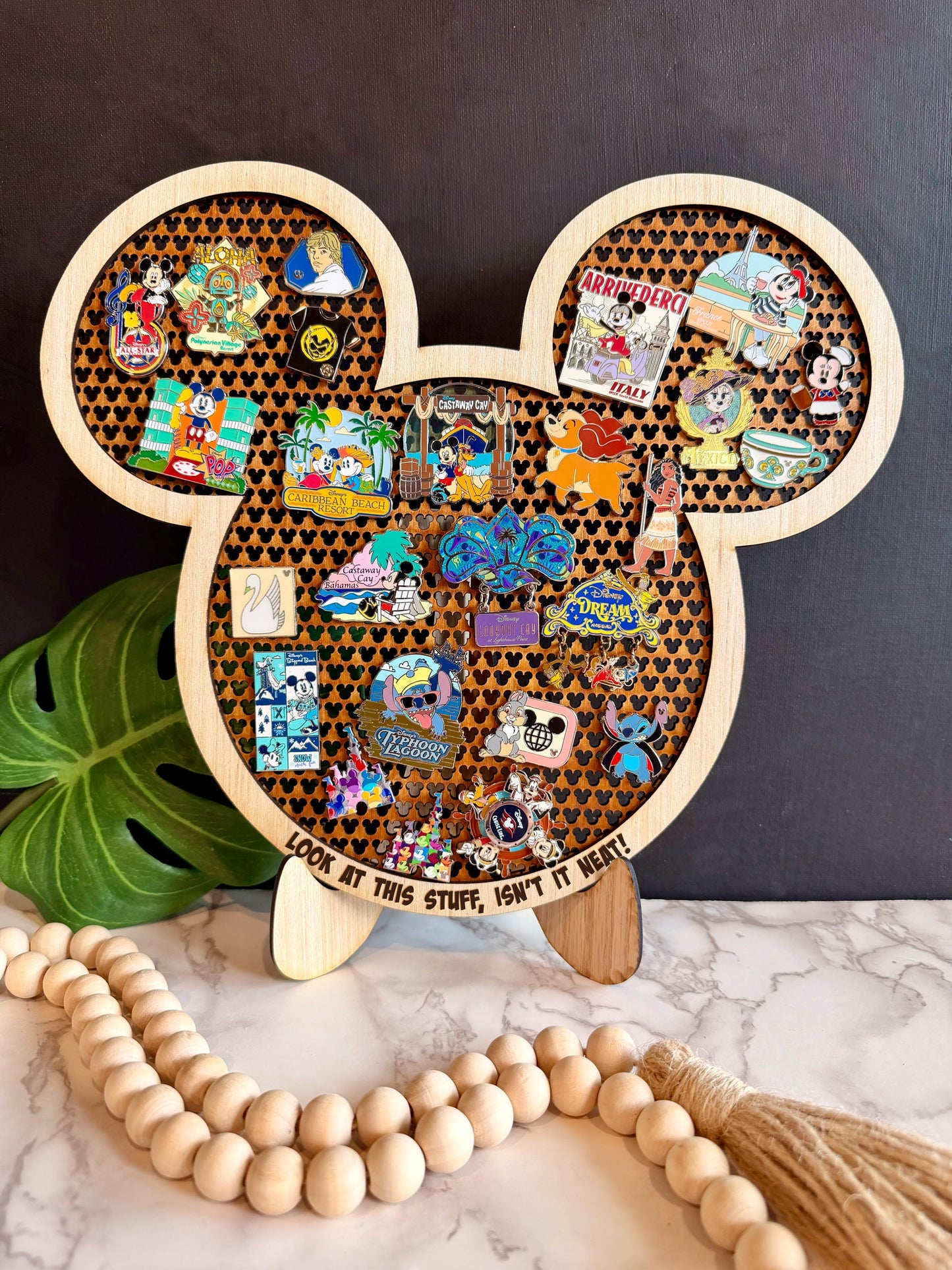 Custom Mickey Ears Pin Display Board