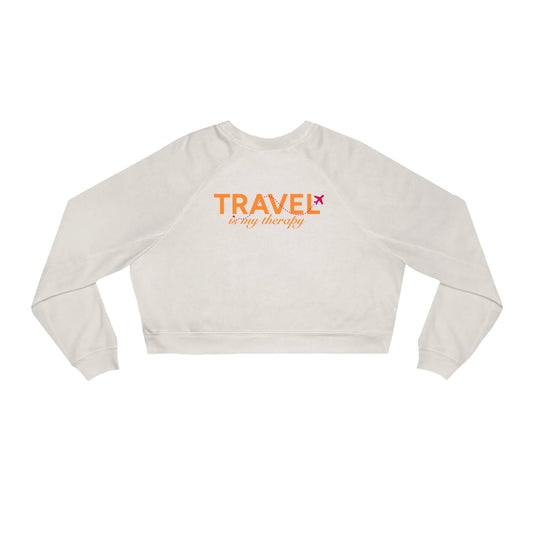 "Travel Is My Therapy" Minimalist Travel Quote Pullover